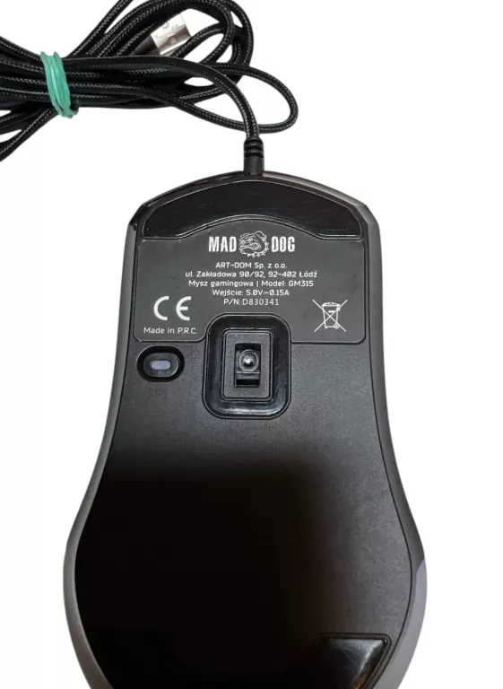 MYSZKA PRZEWODOWA MAD DOG GM315