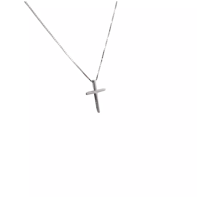 BOSKI SREBRNY ŁAŃCUSZEK Z KRZYŻYKIEM P925 1,59G