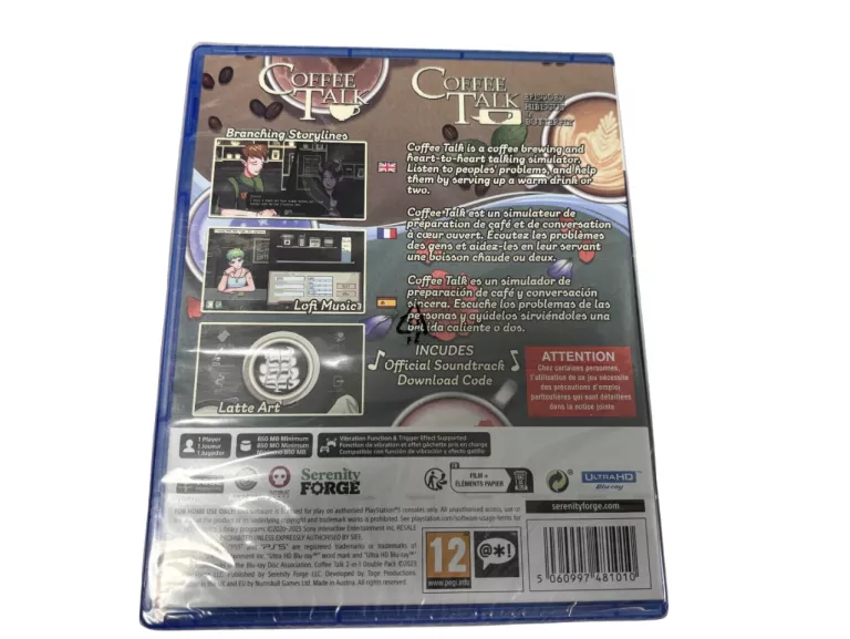 GRA NA PLAYSTATION 5 (PS5) COFFEE TALK (1 I 2) 2 IN 1 DOUBLE PACK - FOLIA