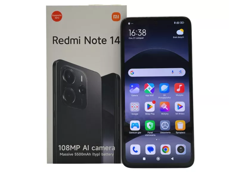 TELEFON XIAOMI REDMI NOTE 14 8/256GB 6.67" 120HZ NA CZĘŚCI