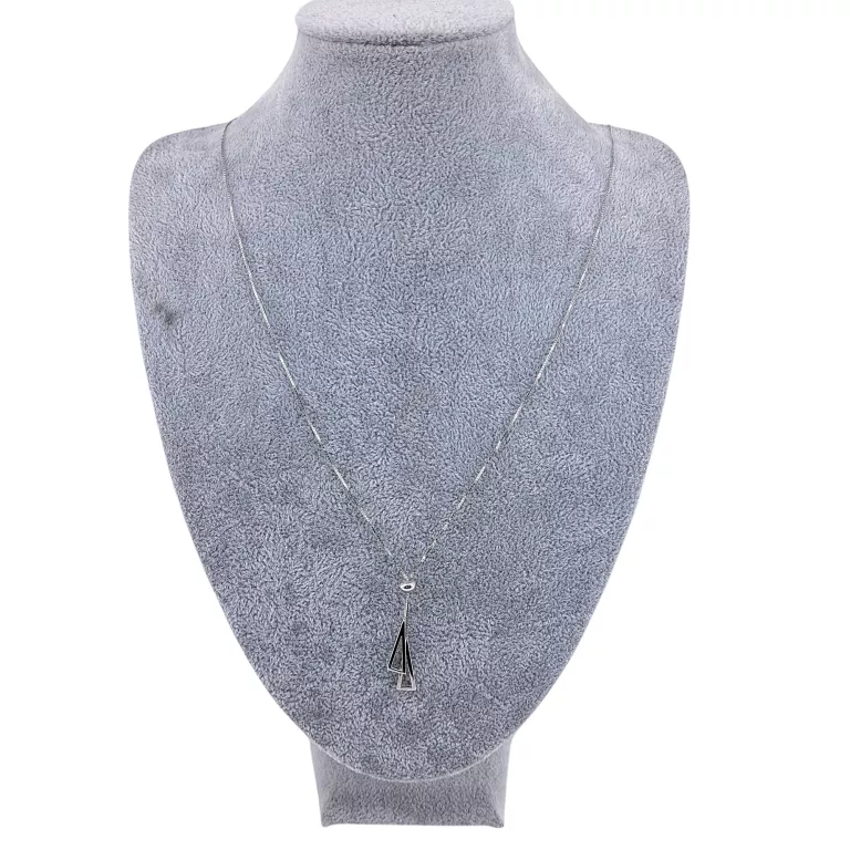 SREBRNY ŁAŃCUSZEK Z PRZYWIESZKAMI P925 2,03G