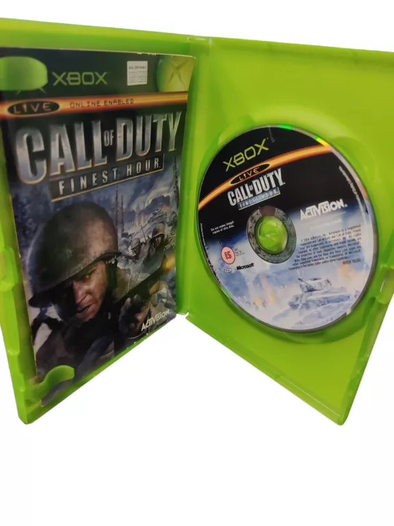 GRA CALL OF DUTY FINEST HOUR MICROSOFT XBOX