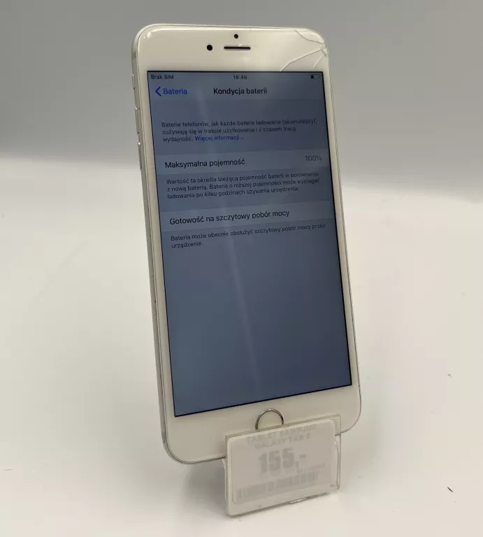 TELEFON IPHONE 6 PLUS 16GB BN PRZEBARWIENIA 100% BAT