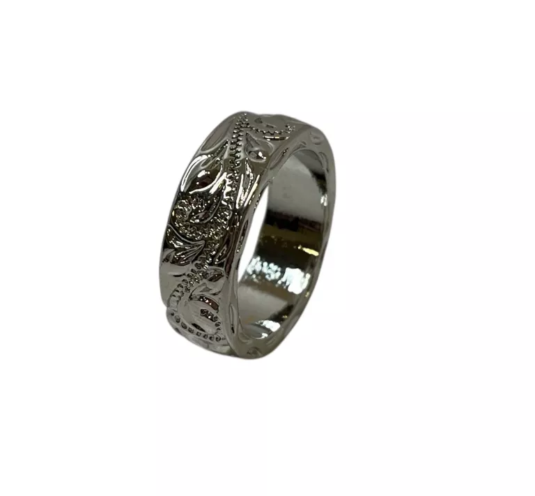 PIĘKNA, POSREBRZANA OBRĄCZKA 7,8G/P.925/R.: 17