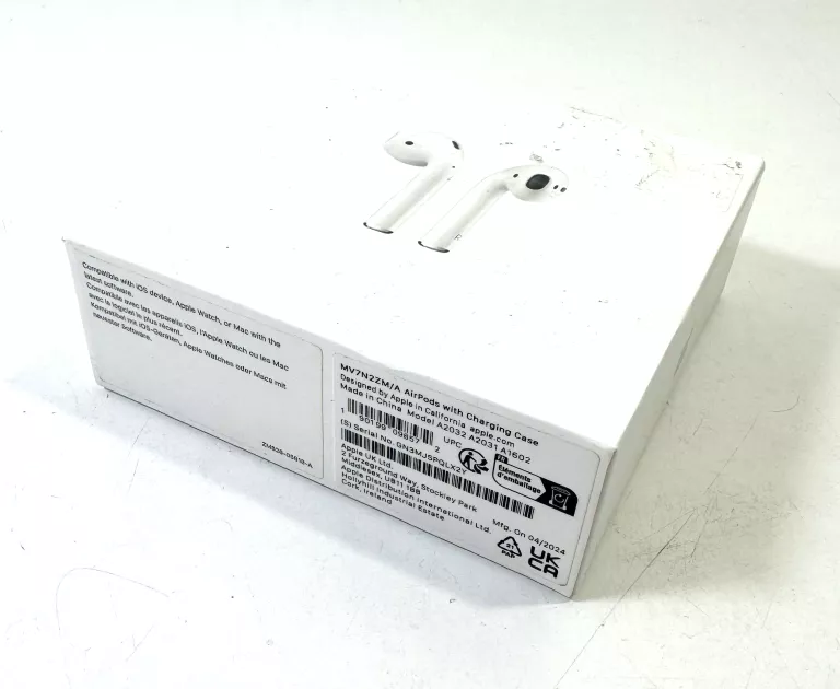 SŁUCHAWKI AIRPODS 2 GENERACJI MV7N2ZM/A