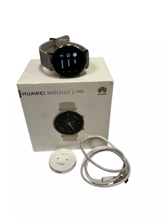 SMARTWATCH HUAWEI WATCH GT2 42MM KOMPLET TANIO!