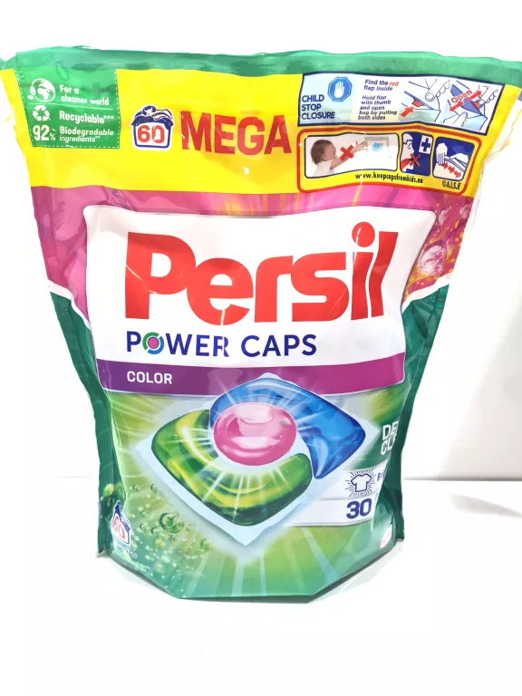 KAPSUŁKI DO PRANIA KOLORÓW PERSIL POWER CAPS 60SZT