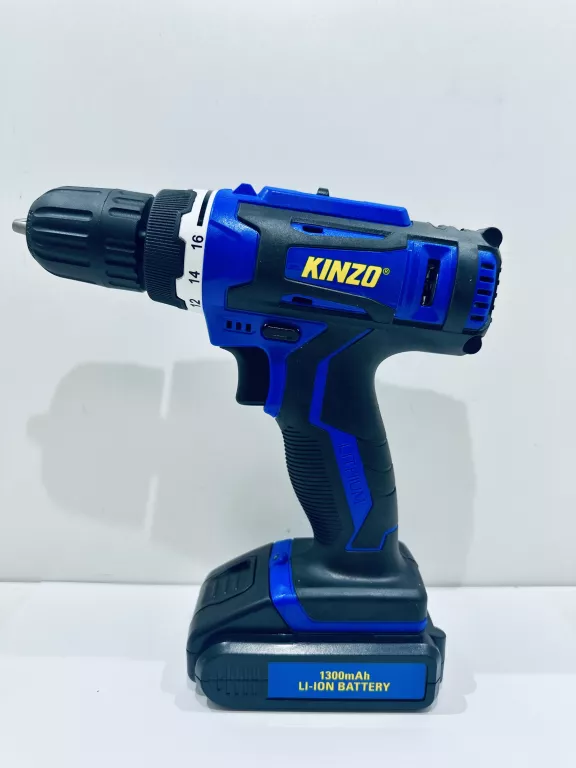 WKRĘTARKA AKUMULATOROWA WIERTARKO-WKRĘTARKA KINZO 14,4V 1300MAH+ AKUMULATO