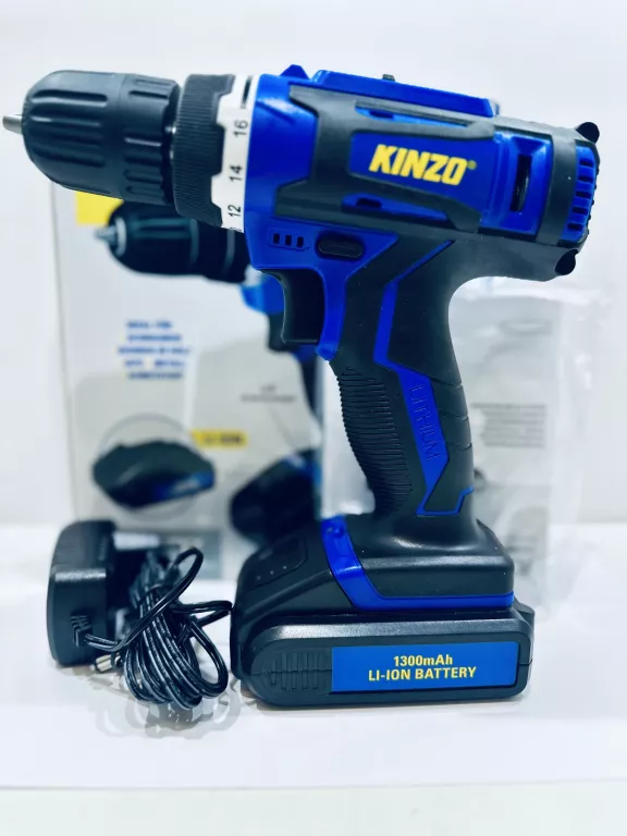WKRĘTARKA AKUMULATOROWA WIERTARKO-WKRĘTARKA KINZO 14,4V 1300MAH+ AKUMULATO