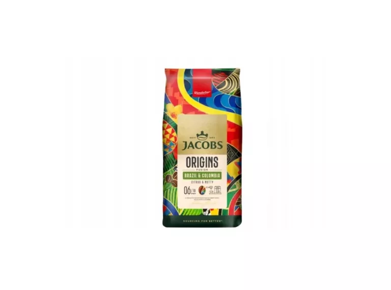 KAWA ZIARNISTA JACOBS ORIGINS FUSION BRAZIL & COLOMBIA, 100% ARABICA, 1KG