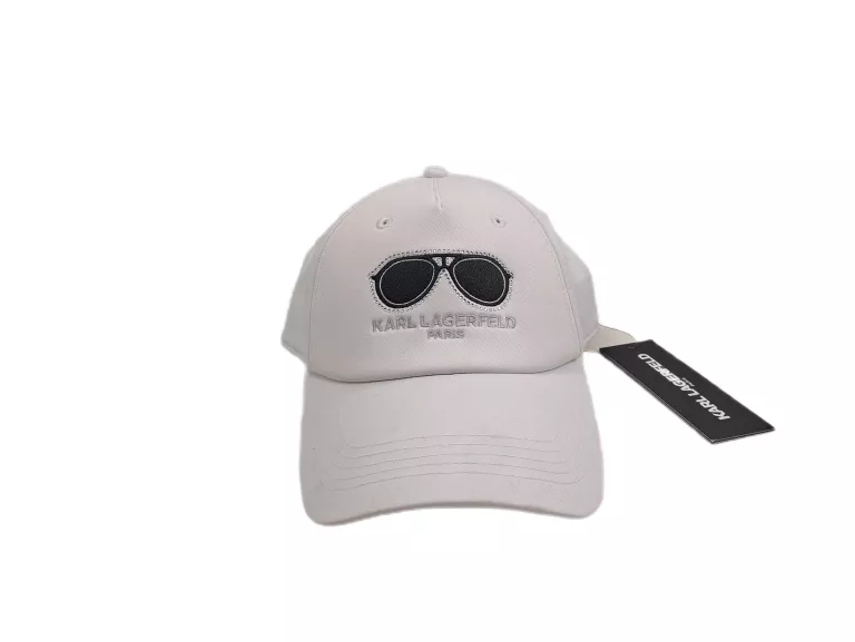 CZAPKA Z DASZKIEM KARL LAGERFELD OKULARY Z CEKINAMI