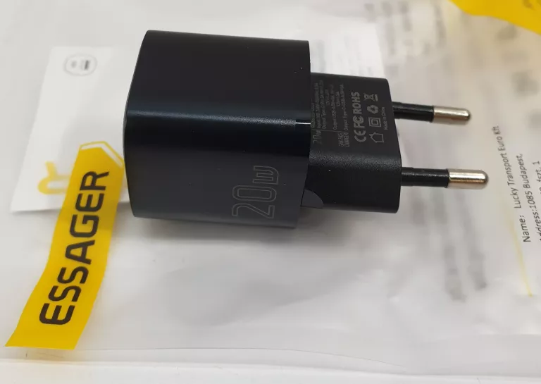ŁADOWARKA SIECIOWA ESSAGER 20W USB-A + USB-C