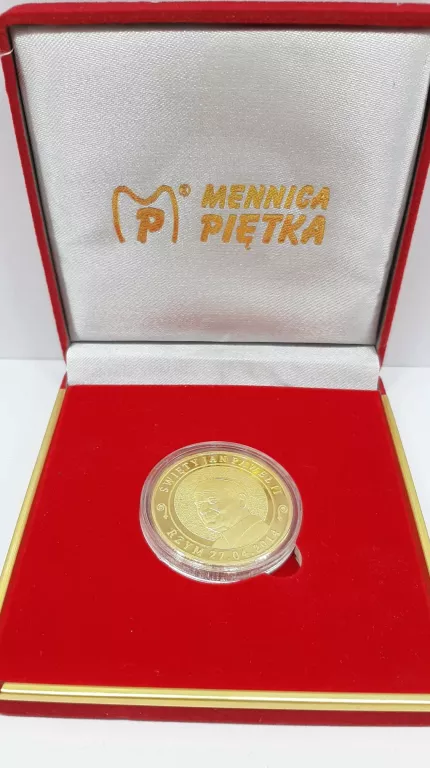 MEDAL "JAN PAWEŁ II - ŚWIĘTY - MENNICA PIĘTKA"