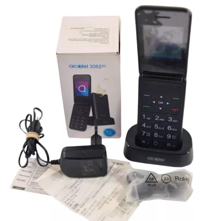 TELEFON TELEFON ALCATEL Z KLAPKĄ 3082X SZARY