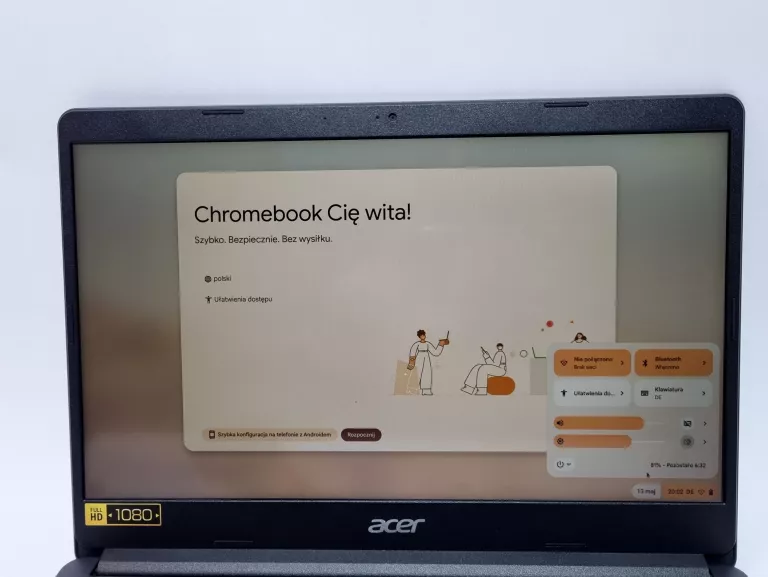 ACER CHROMEBOOK 314 LTE C933LT CELERON N4120/RAM: 8GB/EMMC:128GB/CHROME OS