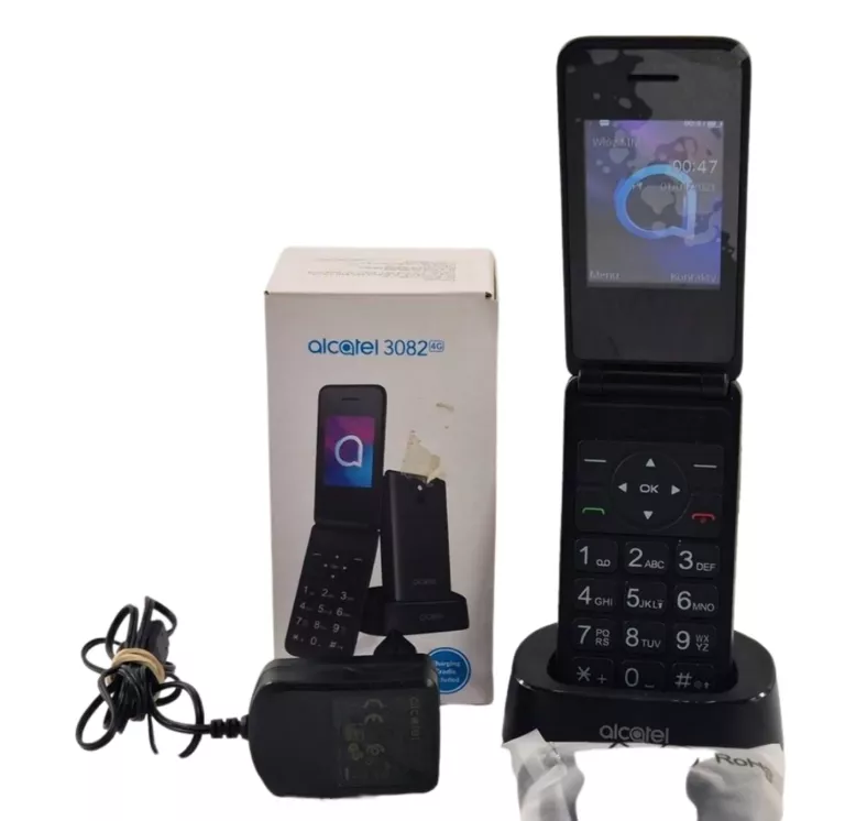 TELEFON TELEFON ALCATEL Z KLAPKĄ 3082X SZARY