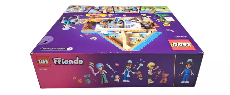 LEGO FRIENDS 42651 KOŃ I LECZNICA DLA ZWIERZĄT WETERYNARZ ZWIERZĘTA STAJNI