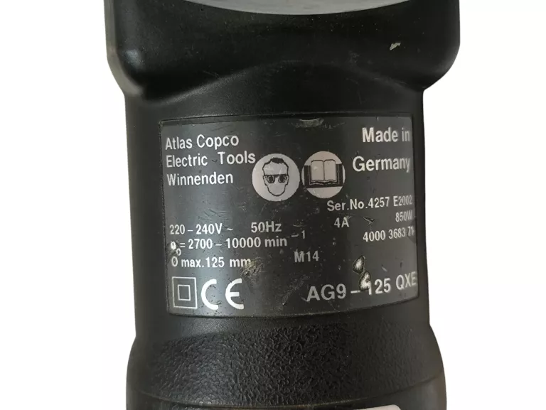 SZLIFIERKA KĄTOWA ATLAS COPCO AG9-125 QXE