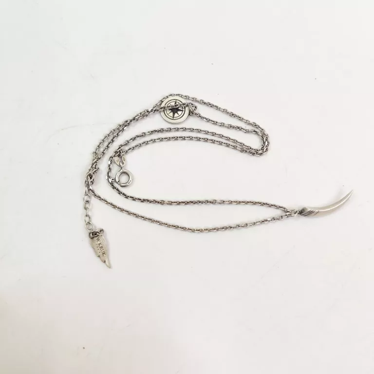 SREBRNA BRANSOLETKA Z PRZYWIESZKAMI 6,24G 925 14-18CM