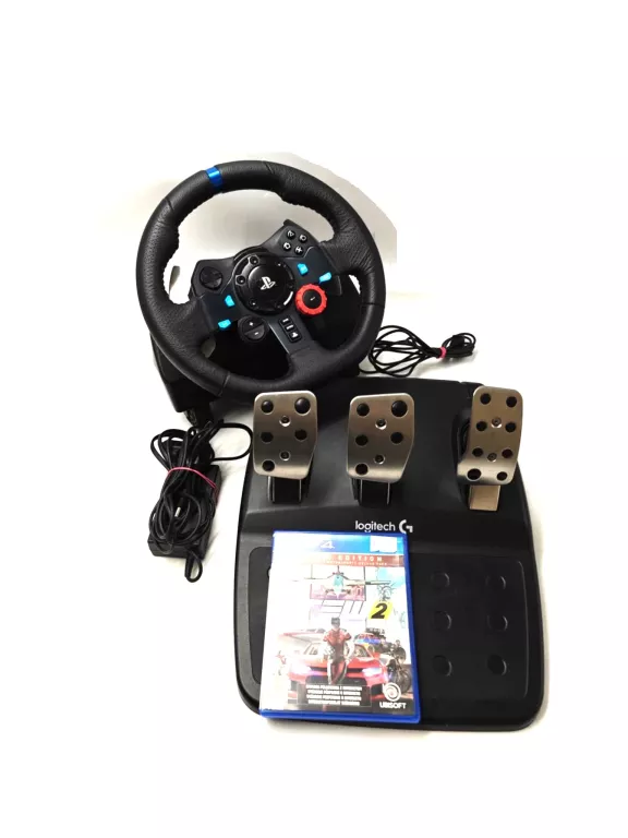 KIEROWNICA LOGITECH G29 Z PEDAŁAMI + GRA THE CREW 2 PS4