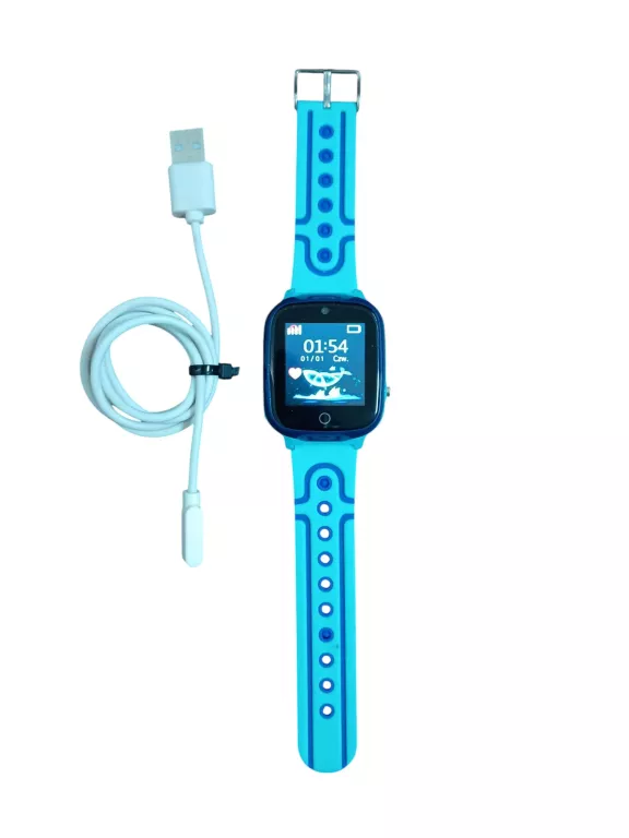 ZEGAREK SMARTWATCH NIEBIESKI Z KAMERĄ