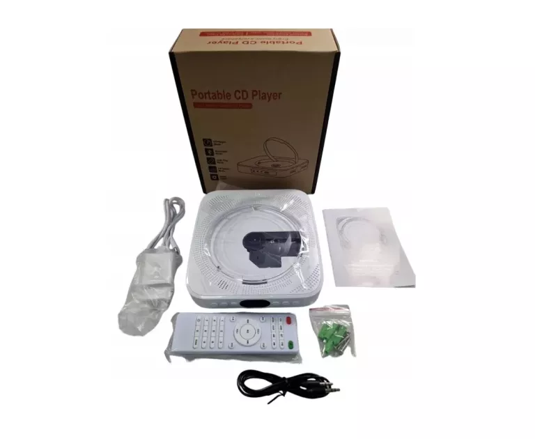 PRZENOŚNY ODTWARZACZ CD GŁOŚNIK BLUETOOTH/AUX/FM/USB