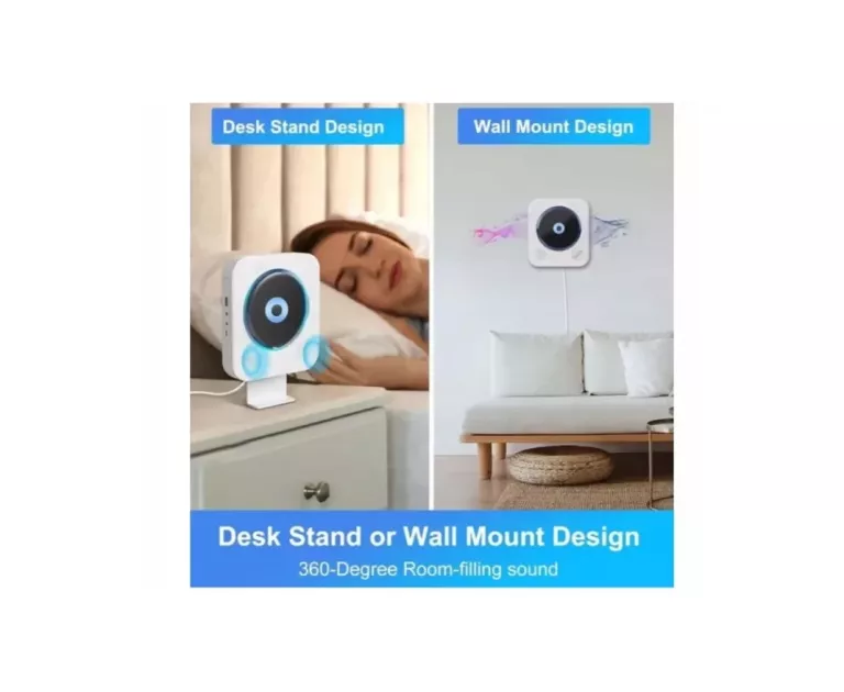 PRZENOŚNY ODTWARZACZ CD GŁOŚNIK BLUETOOTH/AUX/FM/USB