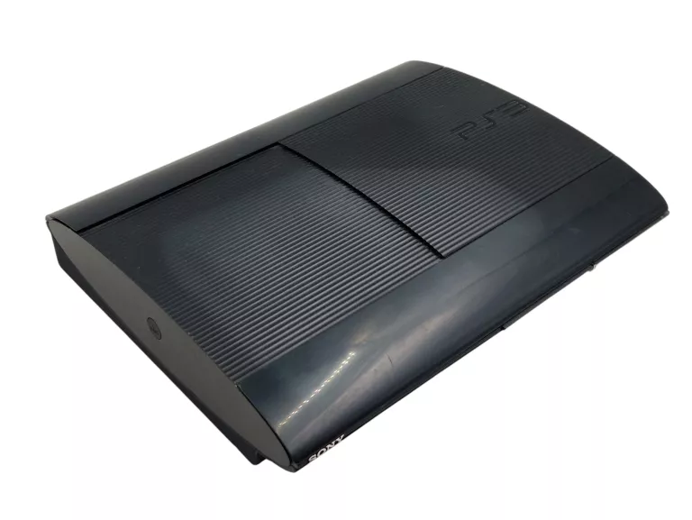 KONSOLA SONY PLAYSTATION 3 (PS3) SUPER SLIM CECH-4004A 12 GB + PAD/8 GIER