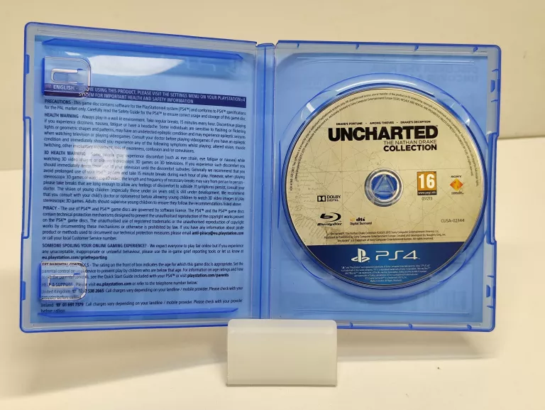 GRA NA PS4 UNCHARTED THE NATHAN DRAKE COLLECTION