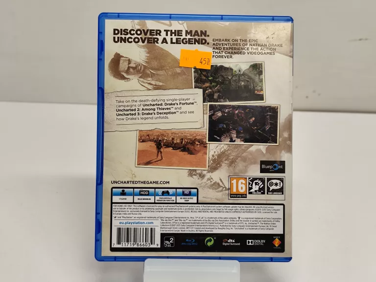 GRA NA PS4 UNCHARTED THE NATHAN DRAKE COLLECTION