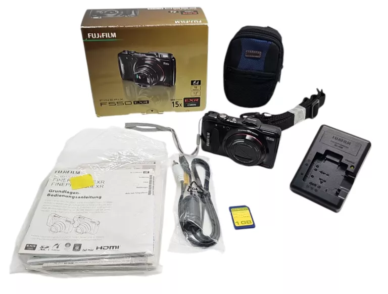 APARAT FUJIFILM FINEPIX F550EXR 16MP GPS FULL HD