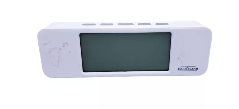 RADIO BUDZIK ZEGAR TECH ALARM BIAŁY