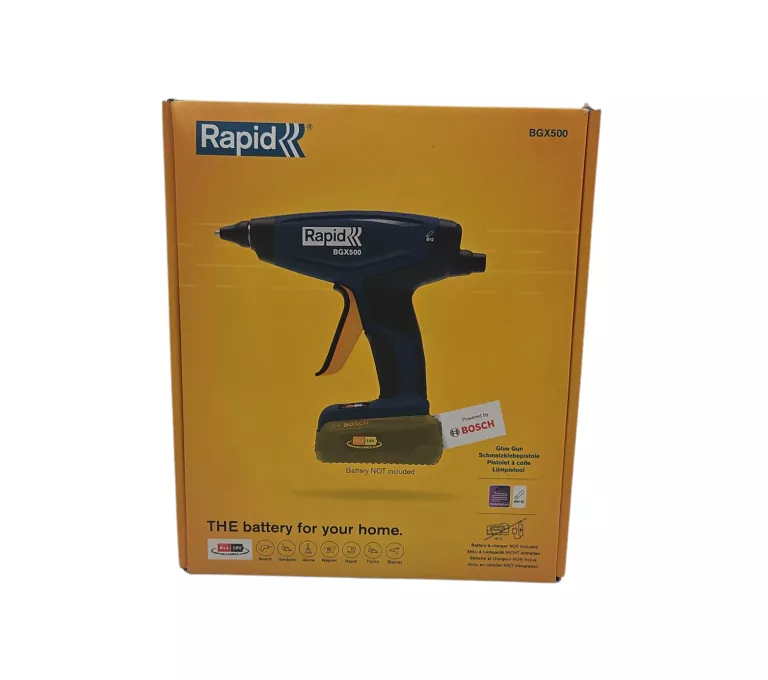 RAPID PISTOLET DO KLEJU NA GORĄCO 12MM AKUMULATOROWY 18V BGX500