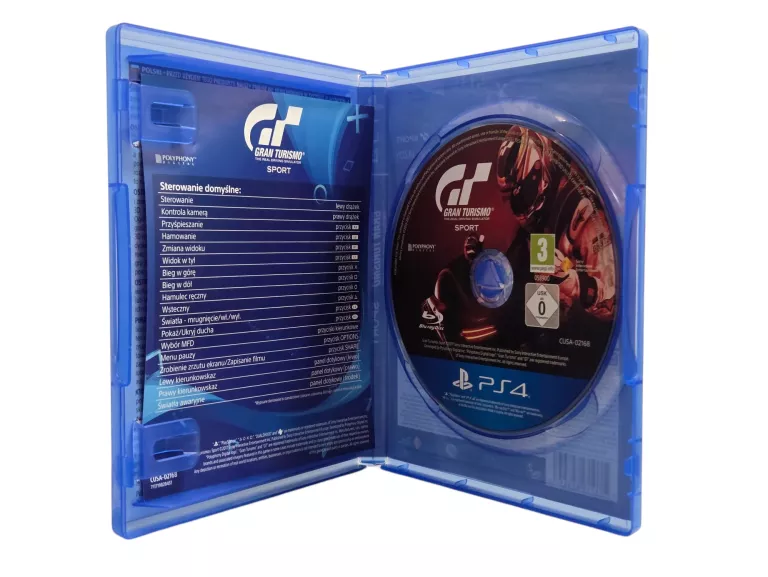 GRA NA PS4 GRAN TURISMO SPORT