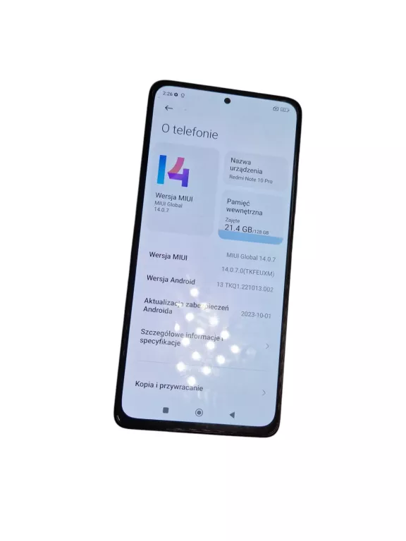 TELEFON REDMI NOTE 10 PROKPL