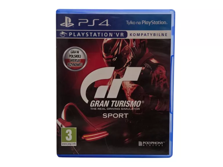 GRA NA PS4 GRAN TURISMO SPORT