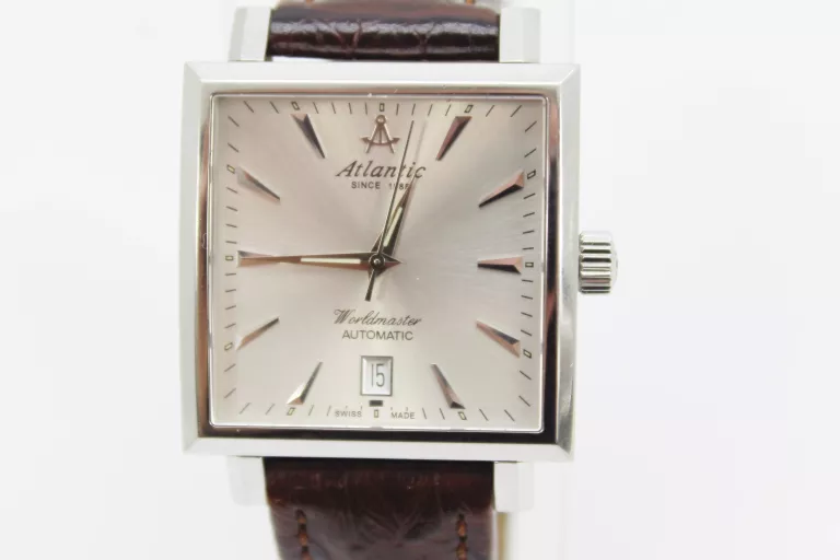 ZEGAREK MĘSKI ATLANTIC WORLDMASTER SQUARE AUTOMATIC 54750.41.21