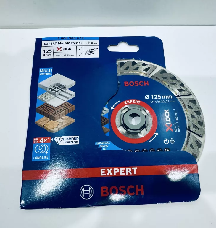 TARCZA DIAMENTOWA DO PŁYTEK 125 X 22.23 MM BOSCH 2 608 900 670