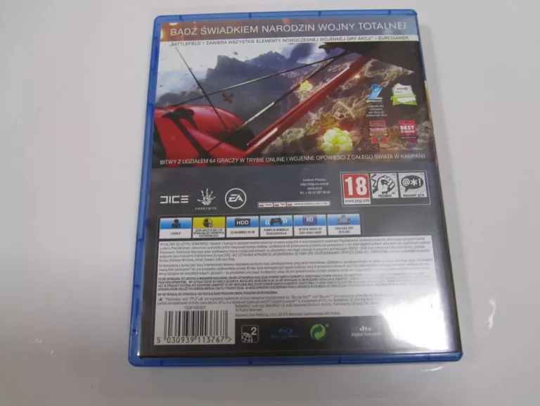 BATTLEFIELD 1 GRA PS4