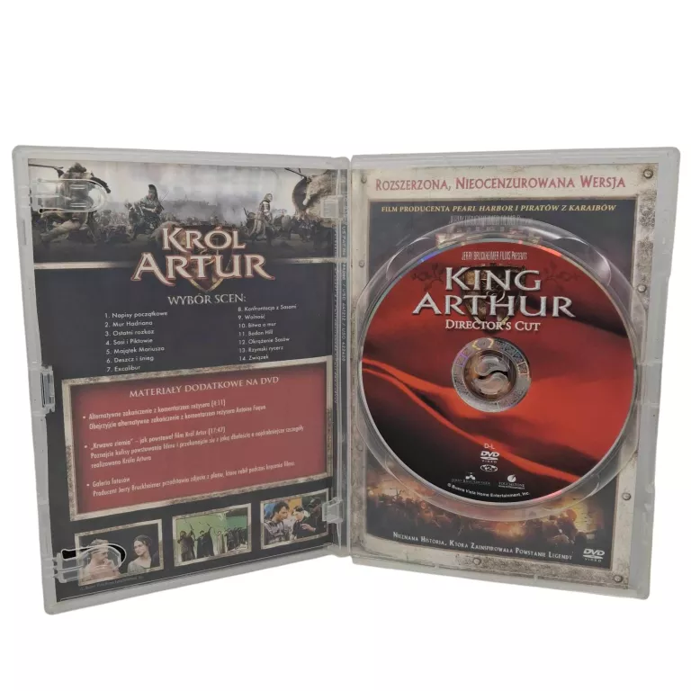 PŁYTA DVD KRÓL ARTUR WERSJA REŻYSERKA