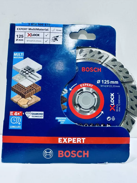 TARCZA DIAMENTOWA DO PŁYTEK 125 X 22.23 MM BOSCH 2 608 900 670