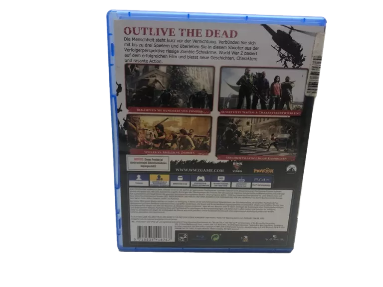 WORLD WAR Z PS4