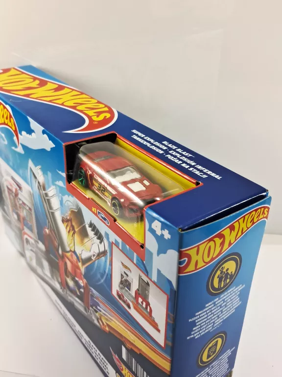 TOR SAMOCHODOWY HOT WHEELS POŻAR NA STACJI FJN36