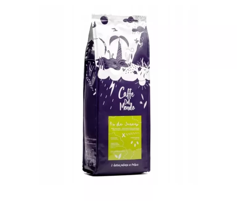 KAWA ZIARNISTA CAFFEDELMONDO RIO 100% ARABICA 1KG ŚWIEŻO PALONA W PL