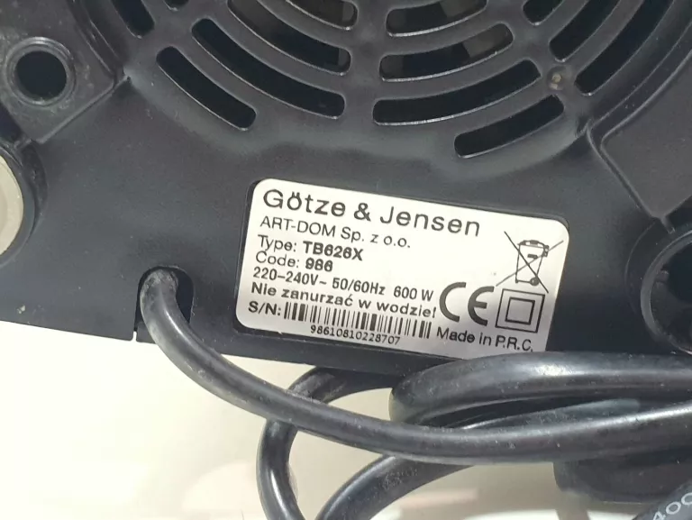 BLENDER GOTZE JENSEN TB626X 600W
