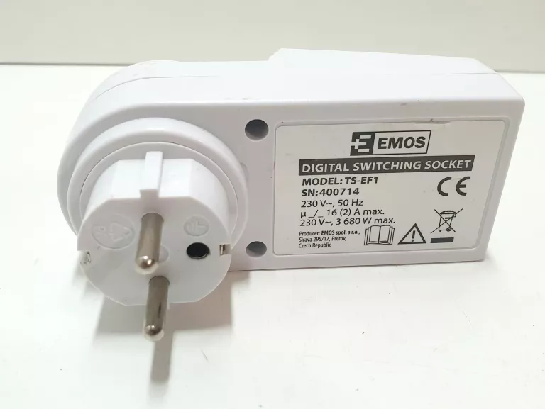 PROGRAMATOR CZASOWY EMOS TS-EF1