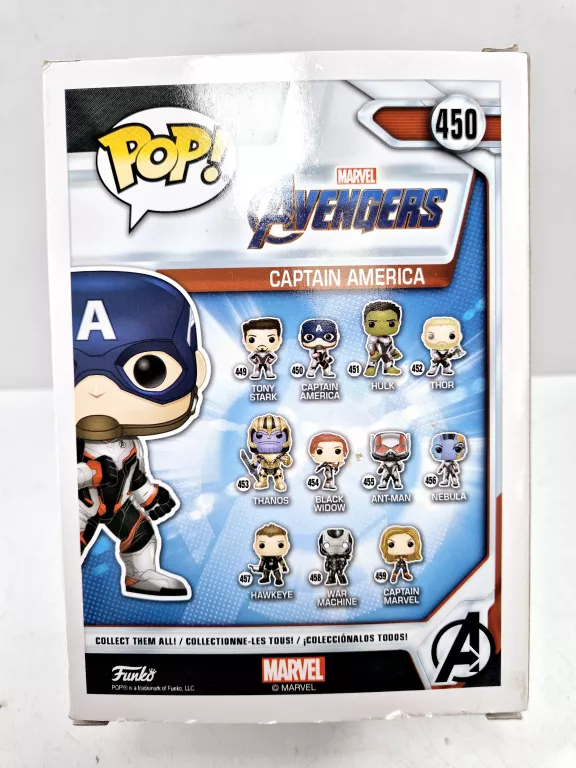 FIGURKA FUNKO POP AVENGERS: ENDGAME 450 CAPTAIN AMERICA