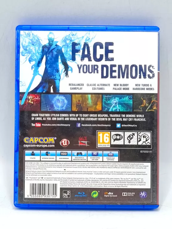 DEVIL MAY CRY DEFINITIVE EDITION DMC PS4