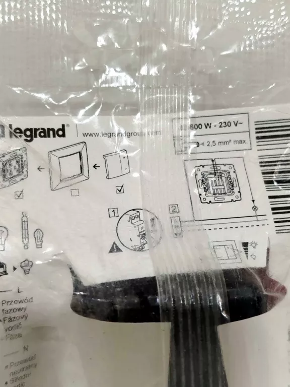 LEGRAND VALENA ŚCIEMNIACZ PRZYCISKOWY 6926 74 KREMOWY