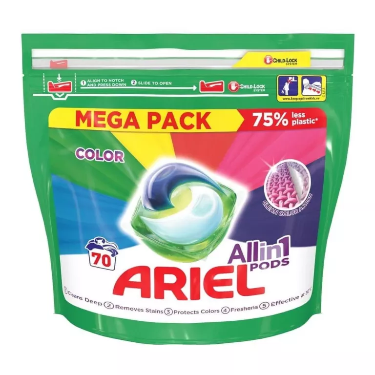 70 SZT ARIEL COLOR KAPSUŁKI DO PRANIA